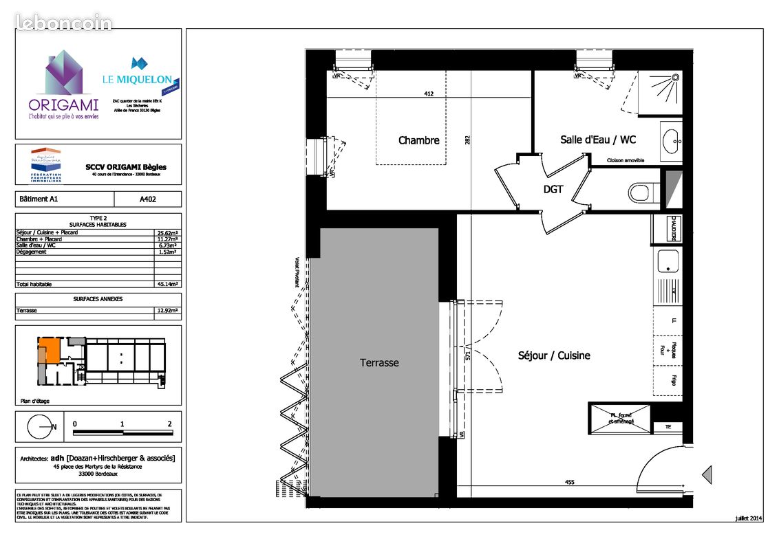 Photo 12 - Appartement meublé T2 45m² à Bègles